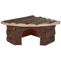 Кутовий будиночок для гризунів TRIXIE - Jesper , 32 x 13 x 21/21 см, для: шиншили, морські свинки